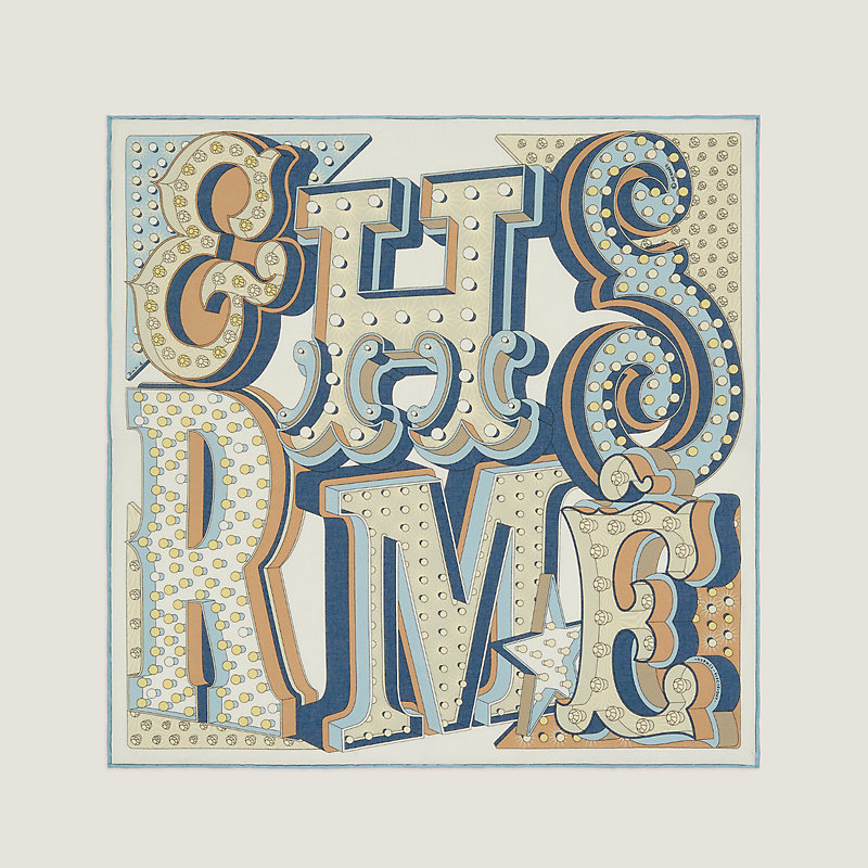 【HERMES 】エルメス ハンカチ Hermes Electrique handkerchief hermes-electrique-handkerchief